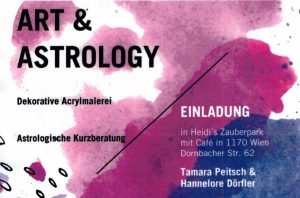 ART & ASTROLOGY - Dekorative Acrylmalerei und Astrologische Kurzberatung @ Heidis Zauberpark | Wien | Wien | Österreich